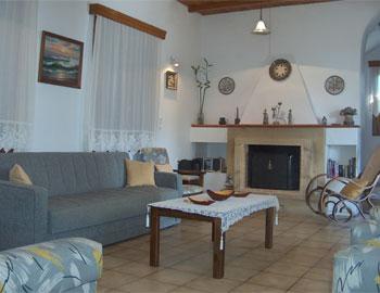 Villa Thymari Living Room Rethymno