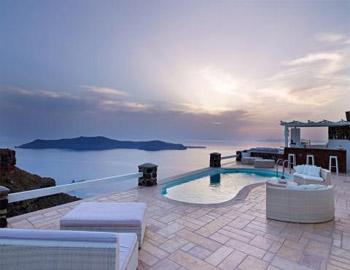 Tholos Luxury Resort Hotel Pool Imerovigli