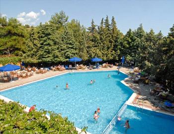 Trypiti Hotel Bungalows Pool Thasos