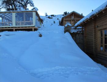 Hyades Mountain Resort Winter Scene Trikala Korinthias