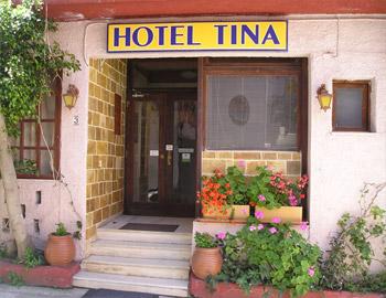 Tina Hotel Entrance Chania